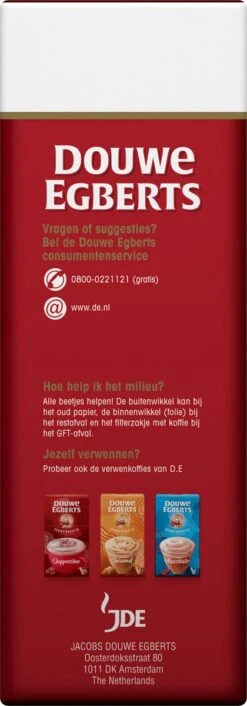 Douwe Egberts Aroma Rood Filterkoffie - 6 X 500 Gram -Bekend Koffie Winkel 420x1200 4