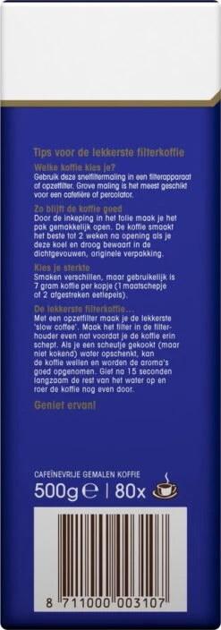 Douwe Egberts Decafé Filterkoffie - 6 X 500 Gram -Bekend Koffie Winkel 421x1200 4