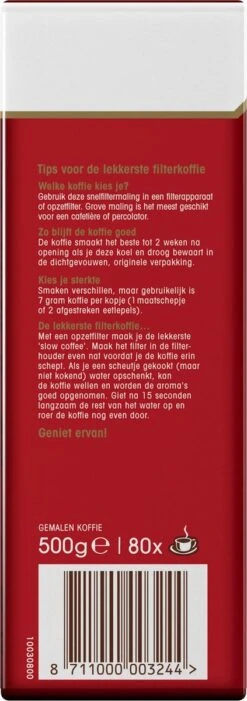 Douwe Egberts Aroma Rood Filterkoffie - Dubbelpak 6 X 1000 Gram -Bekend Koffie Winkel 423x1200