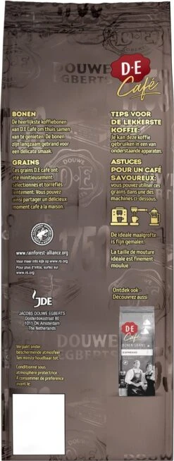 Douwe Egberts D.E Café Delicaat Rond Koffiebonen - Intensiteit 5/9 - 4 X 500 Gram -Bekend Koffie Winkel 453x1200 12