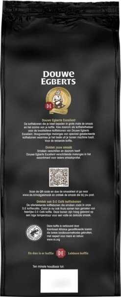 Douwe Egberts Excellent Gold Koffiebonen - 5/9 Intensiteit - 4 X 1kg -Bekend Koffie Winkel 490x1200 1