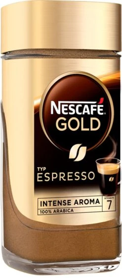Nescafé Gold Espresso Oploskoffie - 6 Potten à 100 Gram -Bekend Koffie Winkel 527x1200