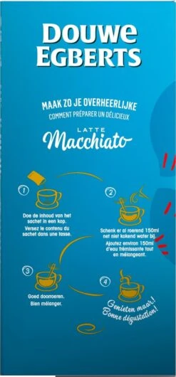 Douwe Egberts Verwenkoffie Latte Macchiato Oploskoffie - 5 X 8 Zakjes -Bekend Koffie Winkel 559x1200 1