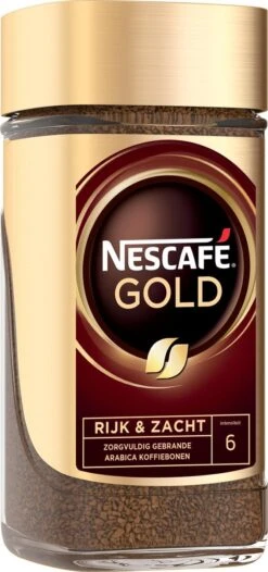 Nescafé Gold Oploskoffie - 6 Potten à 200 Gram -Bekend Koffie Winkel 564x1200 1