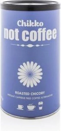 Chikko - Biologische Caffeïnevrije Koffievervanger - Geroosterde Cichorei -Roasted Chicory - 150 G -Bekend Koffie Winkel 565x1200