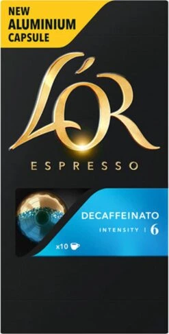 L'OR Espresso Decaffeinato Koffiecups - Intensiteit 6/12 - 10 X 10 Capsules -Bekend Koffie Winkel 609x1200 1