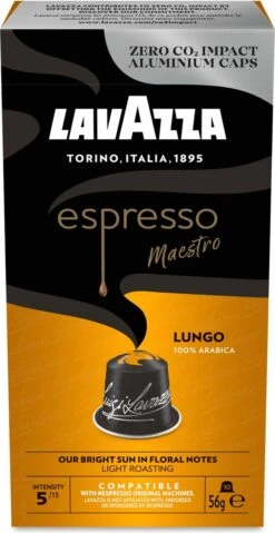 LAVAZZA Lungo 100 Stuks -Bekend Koffie Winkel 619x1200 1