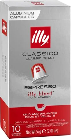 Illy Espresso Classico Koffiecups - Intensiteit 5/9 - 10 X 10 Capsules -Bekend Koffie Winkel 621x1200 1