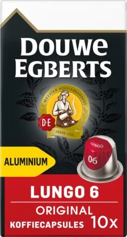 Douwe Egberts Lungo Original Koffiecups - Intensiteit 6/12 - 10 X 10 Capsules -Bekend Koffie Winkel 643x1200 2