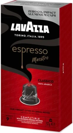 LAVAZZA Classico 100 Stuks -Bekend Koffie Winkel 664x1200