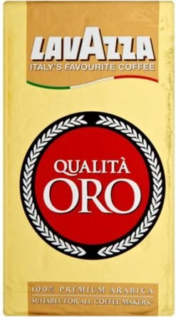 Lavazza Qualita Oro Gemalen / Filterkoffie - 250 Gram Krimp X20 -Bekend Koffie Winkel 666x1200