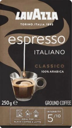 Lavazza Espresso Italiano Classico Gemalen / Filterkoffie - 8 X 250 Gram -Bekend Koffie Winkel 676x1200 2