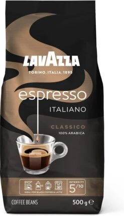 Lavazza Espresso Italiano Classico Koffiebonen - 500 Gram X6 -Bekend Koffie Winkel 691x1200 1