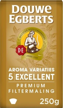 Douwe Egberts Excellent - Filterkoffie - 12 X 250 Gram -Bekend Koffie Winkel 699x1200 1