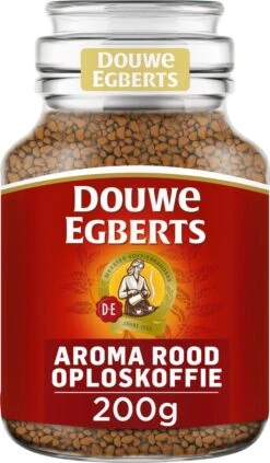Douwe Egberts Aroma Rood Oploskoffie - 6 X Pot Van 200 Gram -Bekend Koffie Winkel 701x1200