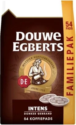 Douwe Egberts Intens Koffiepads - 4 X 54 Pads -Bekend Koffie Winkel 727x1200 2