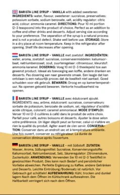 Fitcy | Koffiesiroop | Vanille | Barista Syrup | Zero | Vegan | Vetvrij | Suikervrij | Keto-vriendelijk | Koffie | Siroop | 1L -Bekend Koffie Winkel 739x1200 2