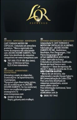 L'OR Espresso Forza Koffiecups - Intensiteit 9/12 - 4 X 40 Capsules -Bekend Koffie Winkel 770x1200 2