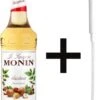 Monin Koffiesiroop Hazelnoot Siroop 70cl Met Doseer Pompje! -Bekend Koffie Winkel 786x1200