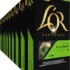 L'OR Lungo Elegante Koffiecups - Intensiteit 6/12 - 10 X 10 Capsules -Bekend Koffie Winkel 874x1200