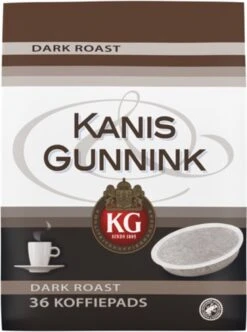 Kanis & Gunnink Dark Roast Koffiepads - 10 X 36 Pads -Bekend Koffie Winkel 894x1200 1