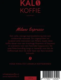 Kalo Koffie - 100% Arabica Koffiebonen - Milano Espresso - 1kg - Exclusieve Koffie -Bekend Koffie Winkel 921x1200
