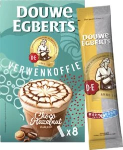 Douwe Egberts Latte Choco Hazelnut Oploskoffie - 5/9 Intensiteit - 5 X 8 Zakjes -Bekend Koffie Winkel 980x1200 1