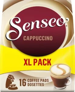 Senseo Cappuccino Koffiepads - 2/9 Intensiteit - 4 X 16 Pads - Voordeelverpakking -Bekend Koffie Winkel 981x1200 2